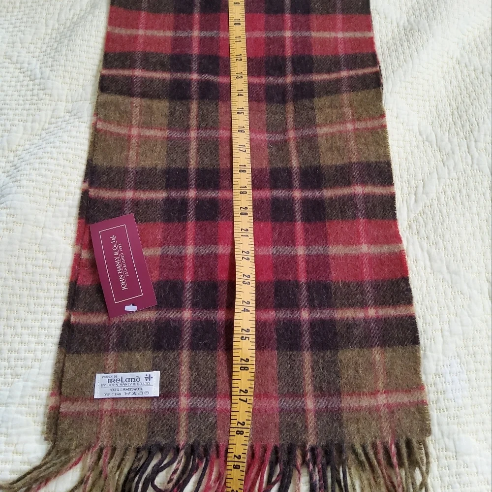 John Hanly Plaid Scarf